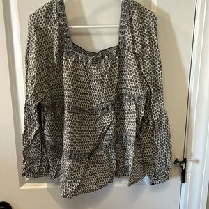 Long sleeve, Old Navy floral shirt